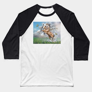 Dances With Butterflies Baseball T-Shirt